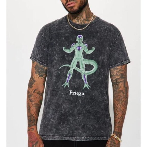 Dragonball Z Frieza Short Sleeve Tee Shirt Size M Anime Unisex T-shirt NEW - Picture 1 of 8